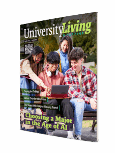 Cover of Fall 2025 Edition of University Living Magazine
